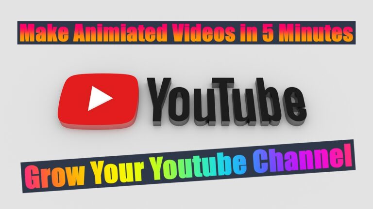 how to make animated youtube video