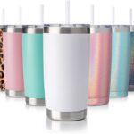 CIVAGO 20oz Tumbler with Lid and Straw