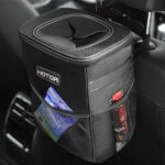 Car Trash Can with Lid - HOTOR