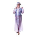 Ladies Waterproof Long Sleeves Raincoat CRSYTAL