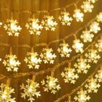 fizzytech Decorative Snowflake String LED Lights